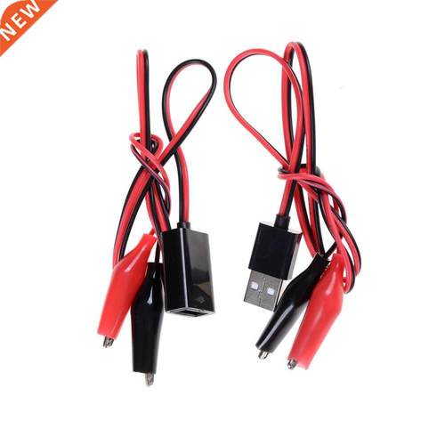 USB Teer DC Voltmeter ammeter capacity meter Alligator cli