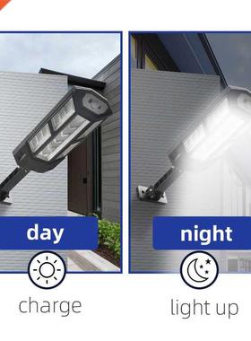 1~2PC Solar Wall Light Outdoor LED Street Lamps 2000W PIR Mo