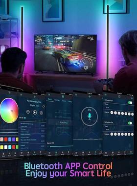 LED Floor Lamp RGB Remote Control Bluetooth APP Music Synchr