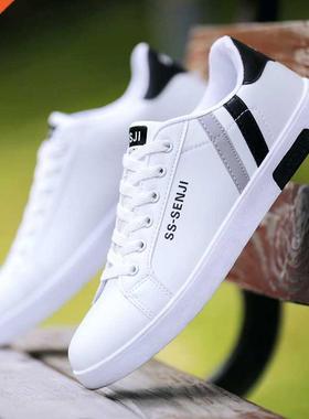 Hot PU Leather Spring Summer Sneakers Man Running Shoes for