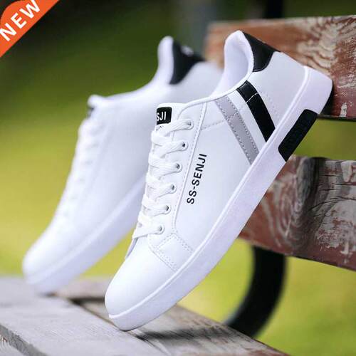 Hot PU Leather Spring Summer Sneakers Man Running Shoes for