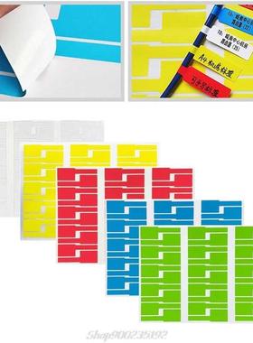 0pcs Waterproof Identification Tags Self-adhesive Cable Tie