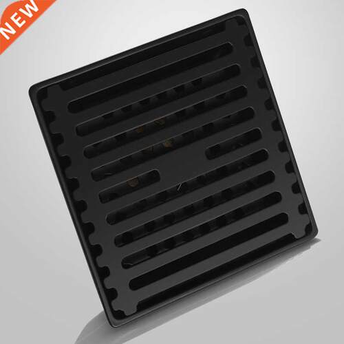 Black Deodorant Floor Drain Bathroom Core Invisible Shower
