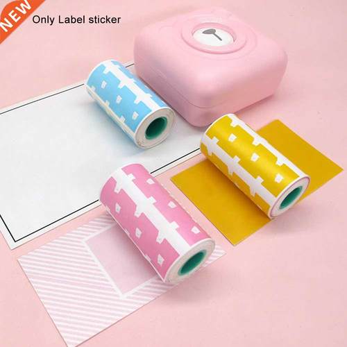 3rolls Sticker Labels Self Sticky Clear Bear Pattern Multifu