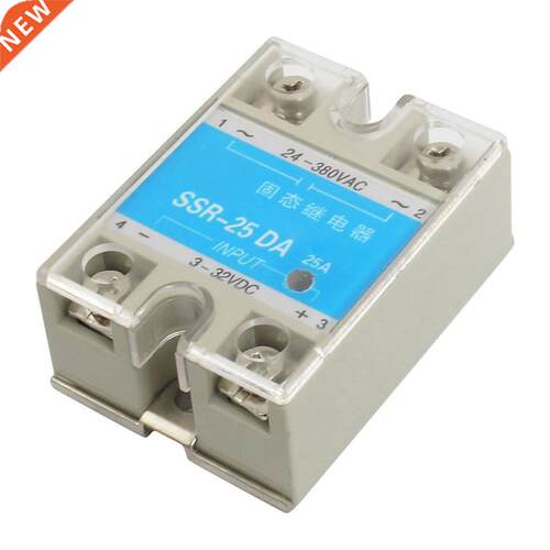 SSR25DA DC to AC Covered Solid State Module Relay DC 332V AC