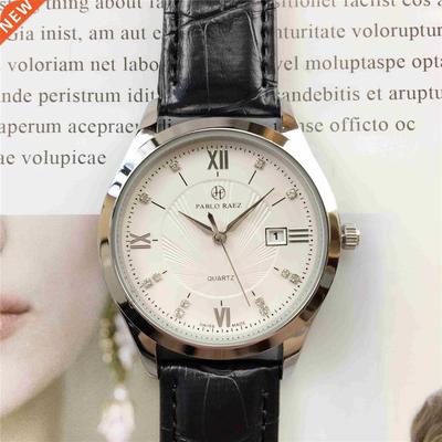 PABLO RAEZ 2020 Pure Leather Men's Watch Top Brand Luxur