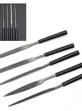 5pcs 3x140mm Needle Files Set Jeweler Carving Craft Tool Gla