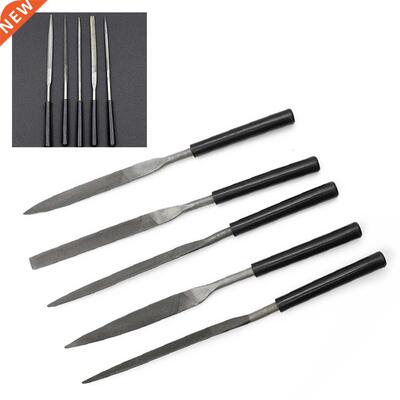 5pcs 3x140mm Needle Files Set Jeweler Carving Craft Tool Gla