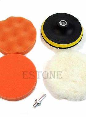 6pcs 5		 High Gross Car Polisher Polishing Polish Buff