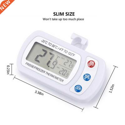 LCD Fridge Freezer Refrigerator Meter with Hanging Hook Term