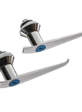 Cabinet Door L Shaped Handle Key Locks 2 Pcs