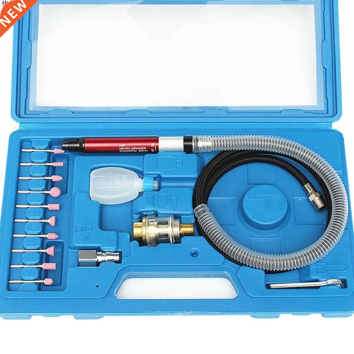 16pcs High-Speed 58000RPM Air Micro Die Grinder Kit Mini Pen