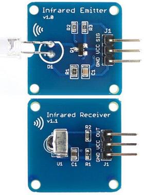 2Pcs Infrared Transmitting and Receiving Wireless Module Ne5