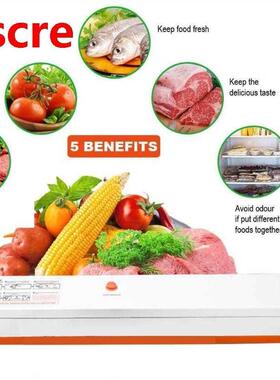 Househd Vacuum Sealer Portable Degasser With 10 Pcs Bags F