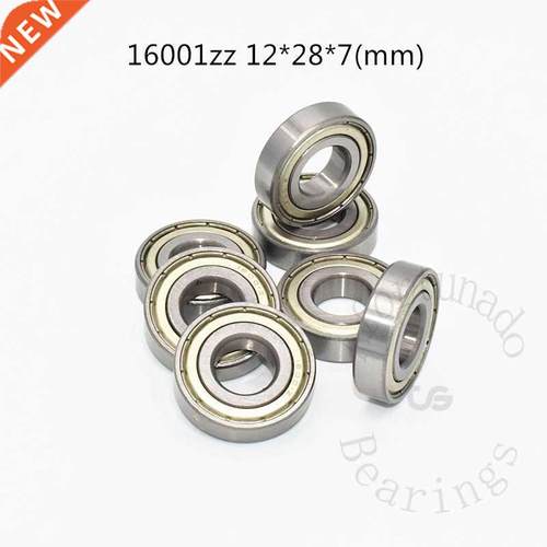 1pcs 16001ZZ 12*28*7(mm) free shipping chrome steel Metal S