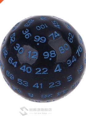 100 Sides Polyhedral Dice D100 Multi Sided Acrylic Dices for