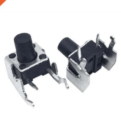10 Pcs Right Angle Tactile Button Switches 6x6x7mm