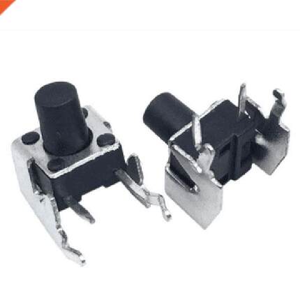 10 Pcs Right Angle Tactile Button Switches 6x6x7mm