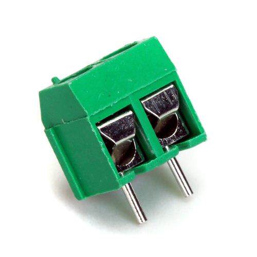 50 PCS 2 Pins 5 mm Pitch AC 250V 16A Block Terminal Connecto