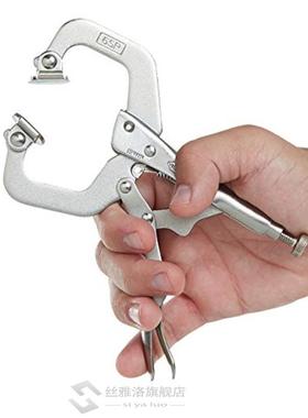 C Clp weld Woodwork Fix Plier Pincer Tong Steel Hand tool