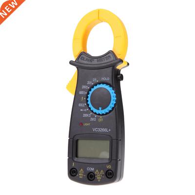 Digital LCD Clamp Multimeter Voltmeter Ohmmeter Ammeter Test