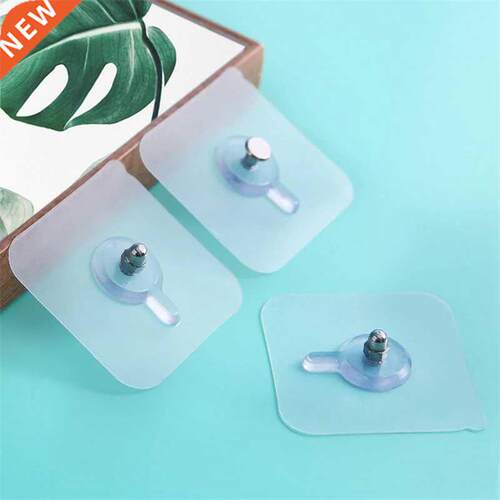 Transparent Album Hook Punch-Free Screw Hook Strong Adhesive