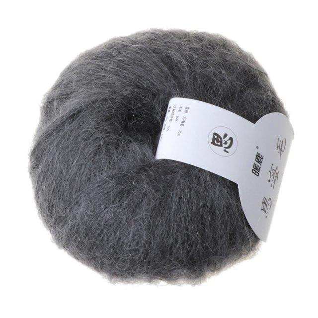 Soft Mohair Cashmere Knitting Wool Yarn  Shawl Scarf Croc