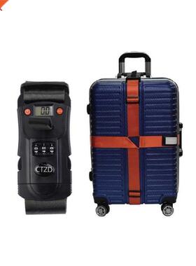 3 in1 Travel Luggage Scale Code TSA Lock Suitcase Strap Belt