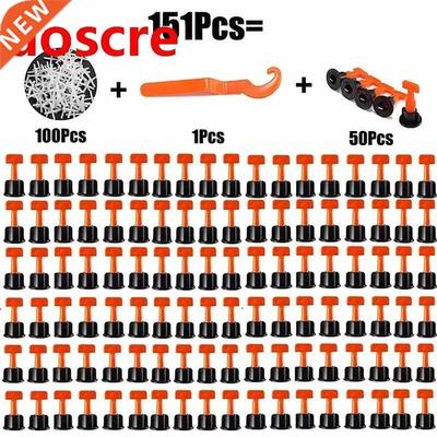 151Pcs Tile Leveling System Tile Spacer Wall Leveler Wedges