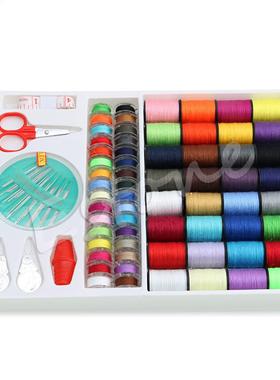 100pcs Sewing Kit Measure Scissor Thimble Thread Threader Ne