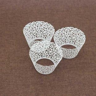 Bake Cake Wrappers 50pcs Cups Artistic Paper Wedding Hlow