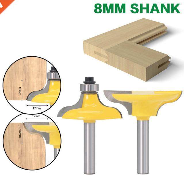 2PCS 8MM Shank Entry Door for Long Tenons Router Bt woodwor