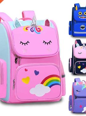toon 3D Unicorn Kids Schoolbag Primary School Bags Fo