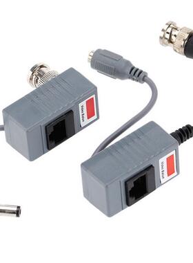 10PCS BNC UTP RJ45 Video Balun with Audio and Power over CAT