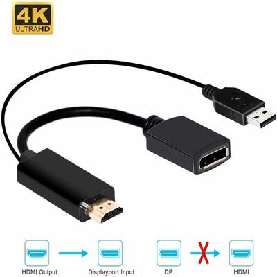 HDM To DP 4K@30Hz HD Adapter Cale, Video Card, Chicken Eati