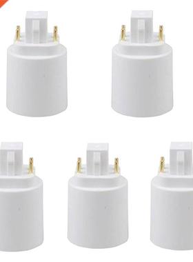 G24 to E27 4-Pin LED Light Sockets Adapter, Light Bulb Socke