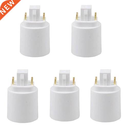G24 to E27 4-Pin LED Light Sockets Adapter, Light Bulb Socke