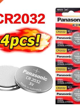 4Pcs 3V High Energy Density CR2032 DL2032 BR2032 ECR2032 Li-
