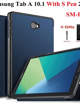 Smart PU Leather Case For Samsung Galaxy Tab A A6 With S Pe