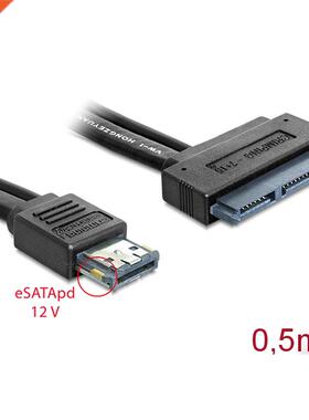 SATA eSATAp Dual Power 12V 12V 5V Cable eSATAp to SATA 7 + 1