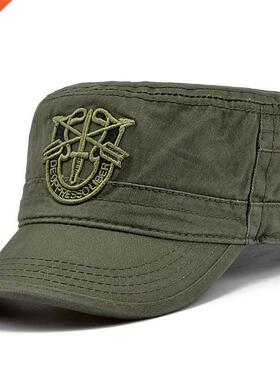 Brand Fashion Men Tactical Army Camouflage Flat Cap Hats For