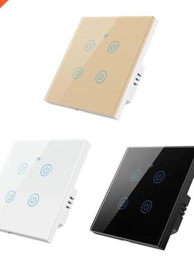 GT-101NL-4 Smart Home 4 Gang Wireless WiFi EU Standard Conta