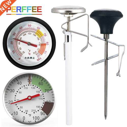 5-Inch Dial Probe Thermometer 0-100 °C Milk Coffee Therm