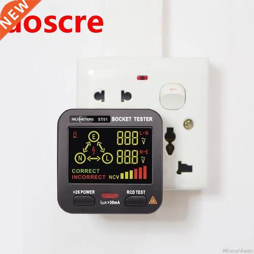 ST01 Circuit Breaker Finder Receptacle Tester Finds with Vol
