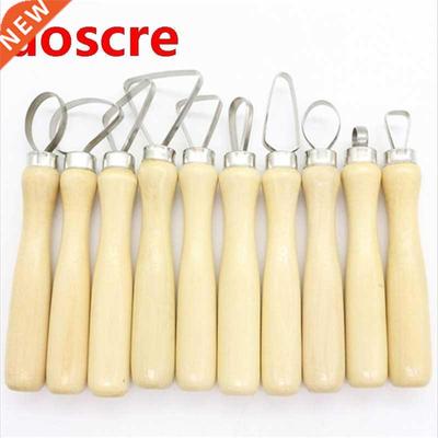 10pcs  Craft Pottery Tools Carving Ceramics Clay Sculptur