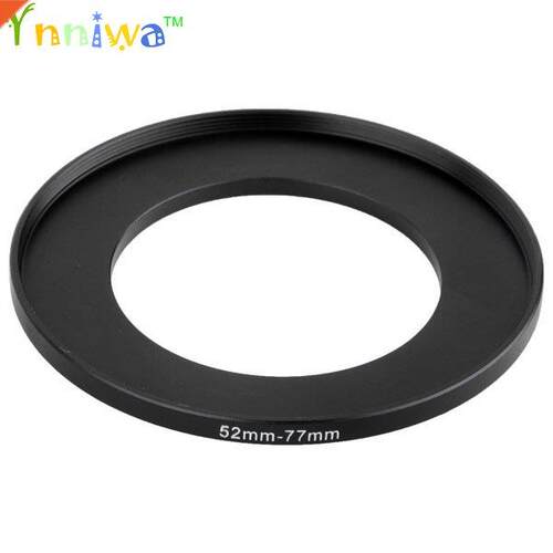 52-77mm Metal Step Up Rings Lens Adapter Filter Set