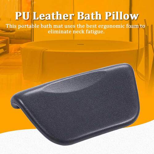 1PC Portable Spa Bath Pillow PU Bath Cushion With Non-Slip S