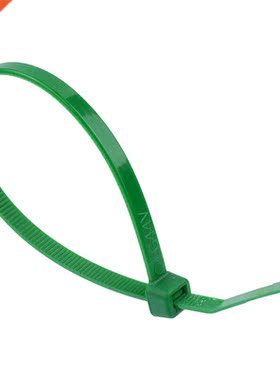 4.8mm x 200mm Green Zip Cable Tie - 100