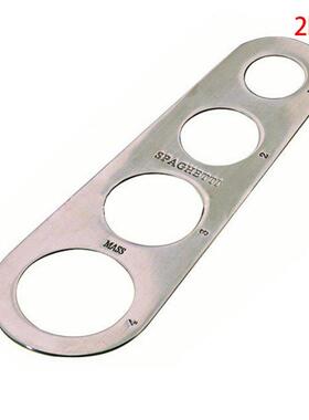 2 Pieces Stainless Steel Spaghetti Measurer Pasta Noodle Mea