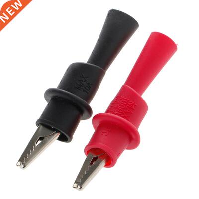 1 Pair Alligator Crocodile Test Clip Clamp 适用于 Multimeter